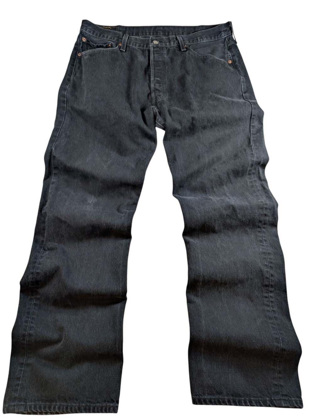 Levi’s 501 XX Button Fly 100% Cotton Black Denim Jeans 38X34 Y2K